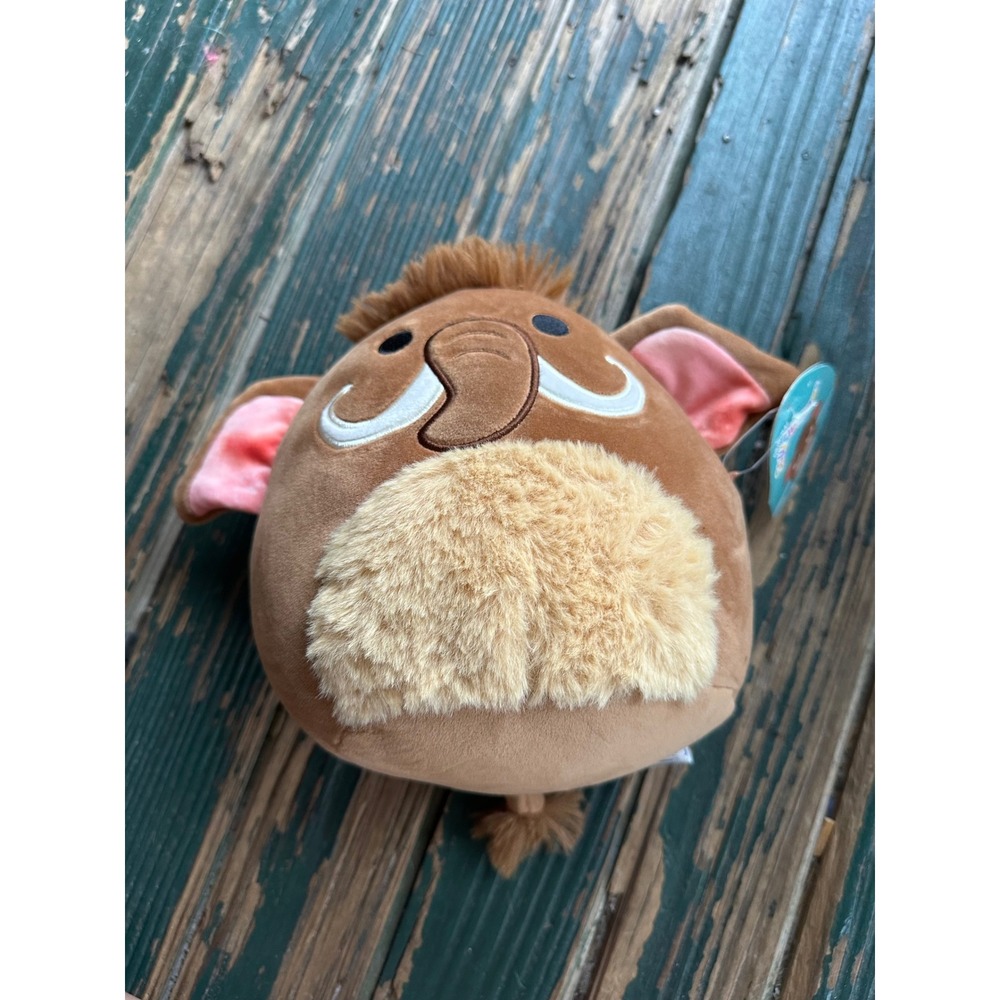 Squishmallows Chienda the Woolly Mammoth 8 Inch Brown Plush Stuffed Animal NWT